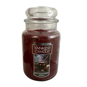 Yankee Candle ENCHANTRESS SPELL 22 oz Jar Candle Halloween New